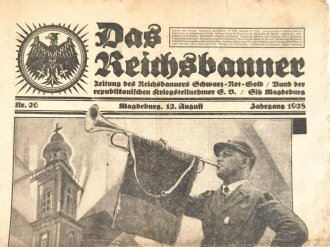 "Das Reichsbanner" Magdeburg Jahrgang 1928 Nr. 26, 12. August 1928