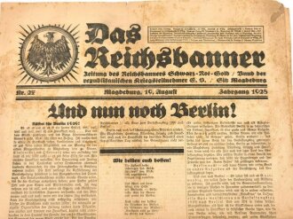 "Das Reichsbanner" Magdeburg Jahrgang 1928 Nr....