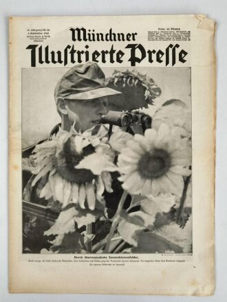 Münchner Illustrierte Presse, Nr. 36, 3. September 1942, "Durch übermannshohe Sonnenblumenfelder"