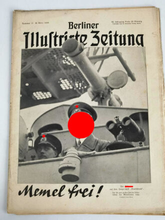 Berliner Illustrierte Zeitung, Nr. 13, 30. März 1939, "Memel frei!"