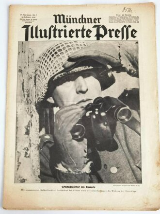 Münchner Illustrierte Presse, Nr. 7, 12. Februar 1942, "Granatwerfer im Einsatz"