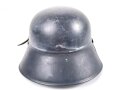 Stahlhelm Luftschutz. Ungereinigtes Stück, in allen teilen Original