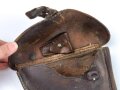 1.Weltkrieg, Koffertasche P08 datiert 1916. leder zum Teil trocken