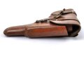 Luftwaffe Pistolentasche "für lange Browning Pistole Kl. 7,65" Getragenes Stück, datiert 1943