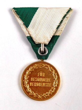 Österreich, Tragbare Medaille " Für besondere Verdienste Kriegsopferverband Steiermark " an Dreiecksband