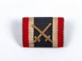 Bandspange, Kriegsverdienstkreuz 2. Klasse mit Schwertern, Breite 25 mm