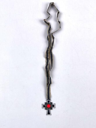 Ehrenkreuz der Deutschen Mutter ( Mutterkreuz ) in Silber an langem Band