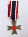 Kriegsverdienstkreuz 2. Klasse 1939 ohne Schwerter am Band, Buntmetall im guten Zustand