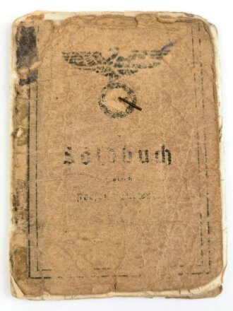 Soldbuch Heer, ausgestellt am 15.Oktober 1941 bei...