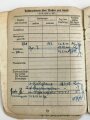 Soldbuch Heer, ausgestellt am 15.Oktober 1941 bei 1.Panzerjäger Ersatz Abteilung 33