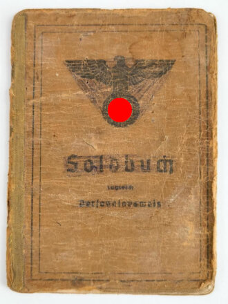 Soldbuch Heer, ausgestellt am 15.6.1943 bei 1.Inf. Pionierkompanie kroatische Ausbildungsbrigade