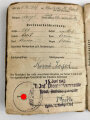 Soldbuch Heer, ausgestellt am 15.6.1943 bei 1.Inf. Pionierkompanie kroatische Ausbildungsbrigade