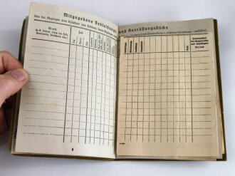 Soldbuch Heer, ausgestellt am 11.3.41 bei 3.Kp. Infanterie Ersatz Batl 463 Idar Oberstein.