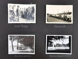 Reichsarbeitsdienst 1937 in Landstuhl bei Kaiserslautern. 8 Seiten aus einem Fotoalbum