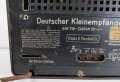 Deutscher Kleinempfänger DKE, " Radio H.Mende & Co" Ungereinigt, Optisch guter Gesamtzustand, leicht modifiziert, Funktion nicht geprüft