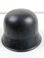 Stahlhelm Feuerwehr III.Reich. Originallack, ungereinigt, entnazifiziert