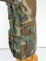 U.S. Army Woodland camo coat, used, size medium long