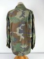 U.S. Army Woodland camo coat, used, size medium long