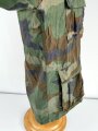 U.S. Army Woodland camo coat, used, size medium long