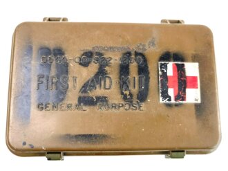 U.S. Fist Aid Kit, Bandages mostly 1980`s dated.