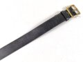 U.S. Garisson belt, black leather, total lengh 100cm