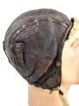 U.S. Army Air Force WWII, Type B-6 Flight Helmet. Uncleaned