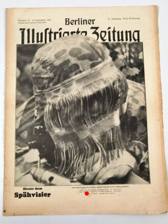 Berliner Illustrierte Zeitung, Nr. 37 vom 17. September 1942, "Hinter dem Spähvisier"