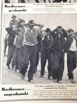 Berliner Illustrierte Zeitung, Nr. 47 vom 26. November 1942 "Vor Algier: Wasserbomben! Aber zu spät!!"