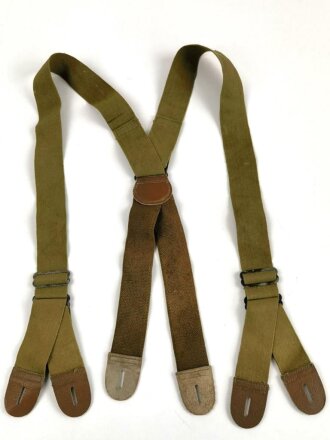 U.S.WWII suspenders, good condition , issued with M1942 jump trousers