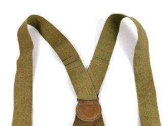 U.S.WWII suspenders, good condition , issued with M1942 jump trousers