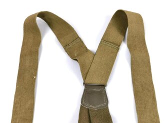 U.S.WWII suspenders, good condition , issued with M1942 jump trousers