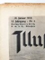 Münchner Illustrierte Presse, Nr. 5 vom 31. Januar 1935 "Hoch über dem Schornstein der „Deutschland"