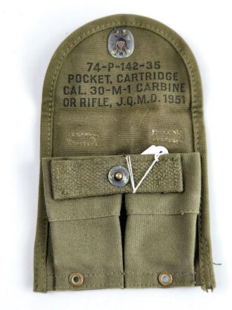 U.S.Army 1951 dated carbine magazine pouch , unused