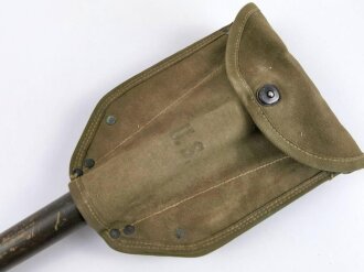 U.S.Army 1944 dated folding shovel and carrier. Good...