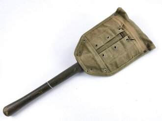 U.S.Army 1944 dated folding shovel and carrier. Good condition