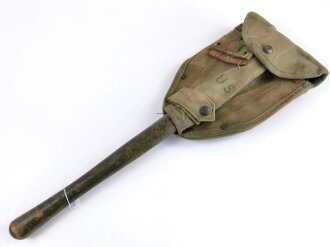 U.S.Army Model 1956 folding shovel carrier with most...