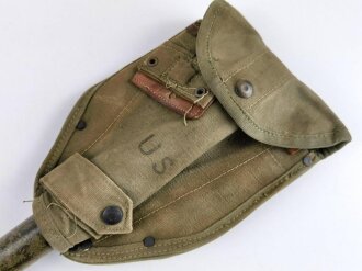 U.S.Army Model 1956 folding shovel carrier with most...