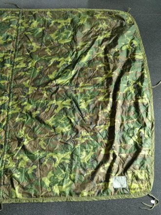 U.S.Army 1982 dated ERDL Camo Liner, wet weather Poncho. Used