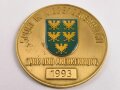 Österreich, nicht tragbare Plakette " Sport in Niederösterreich" Staatsmeister 1992. Durchmesser 60mm