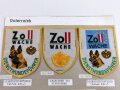 Österreich, Sammlung Effekten zum Thema Zoll, alle auf Karton aufgetackert