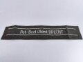 Österreich Bundesheer, Ärmelband " Pat. Boot Oberst Brecht" Länge 29cm