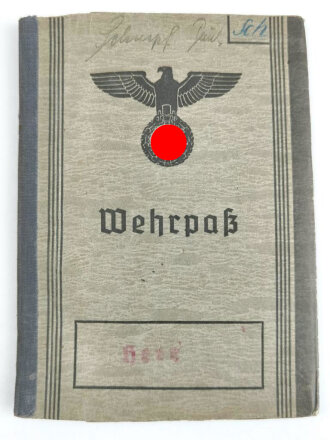 Wehrpaß Heer, ausgestellt 29.5.1941 bei Infanterie Nachrichten E/ Kompanie 35 Heilbronn