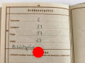 Wehrpaß Heer, ausgestellt 29.5.1941 bei Infanterie Nachrichten E/ Kompanie 35 Heilbronn