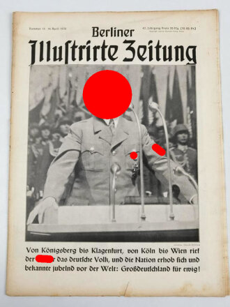 Berliner Illustrierte Zeitung, Nr. 15 vom 14. April 1938...