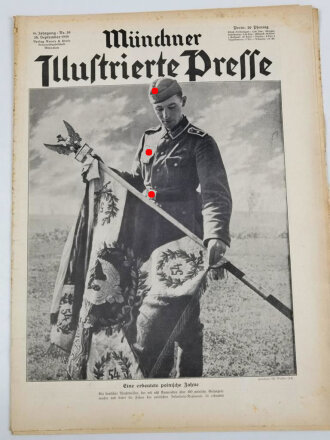 Münchner Illustrierte Presse, Nr.39 vom 28. September 1939 "Eine erbeutete polnische Fahne"