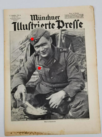 Münchner Illustrierte Presse, Nr.30 vom 23. Juli 1942 "Marschpause"