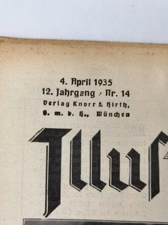 Münchner Illustrierte Presse, Nr.14 vom 4.April 1935...