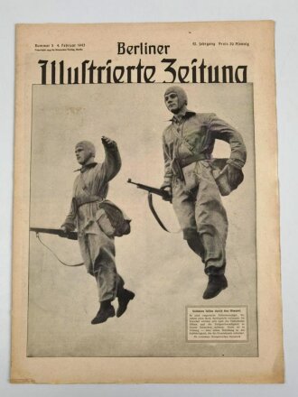 Berliner Illustrierte Zeitung, Nr. 5 vom 4. Februar 1943 "Soldaten fallen durch den Himmel"