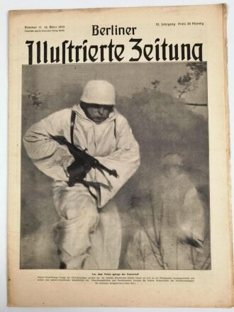 Berliner Illustrierte Zeitung, Nr. 11 vom 18.März 1943 "Aus dem Nebel springt der Panzertod!"