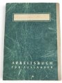 Arbeitsbuch für Ausländer einer Frau aus den besetzten Ostgebieten